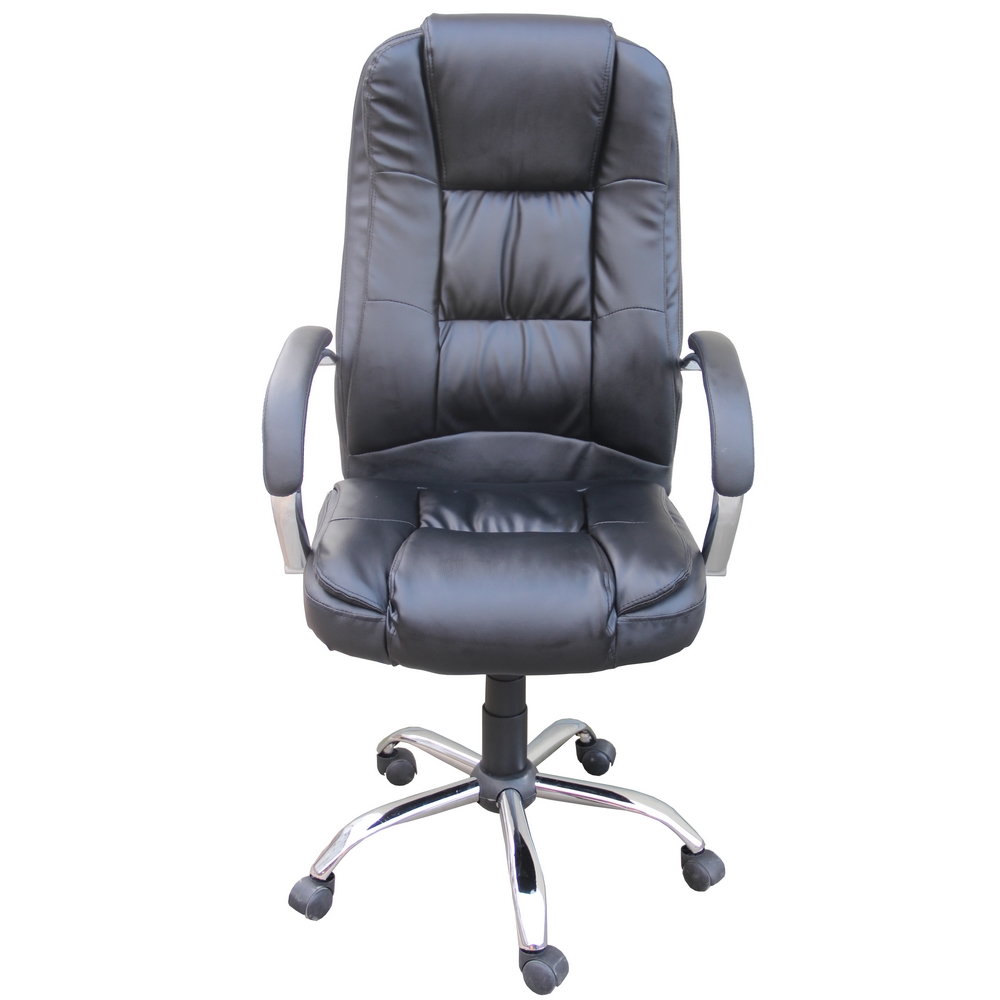 Homegear PU Leather Executive Wheeled Computer Desk Chair / Office