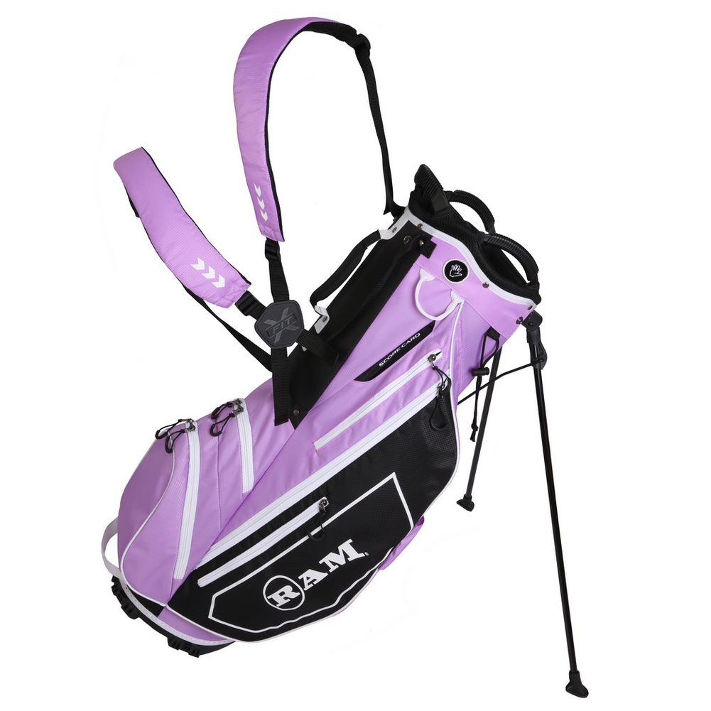 Ram Golf Ladies FX Lightweight Golf Stand Carry Bag - Picture 5 of 13