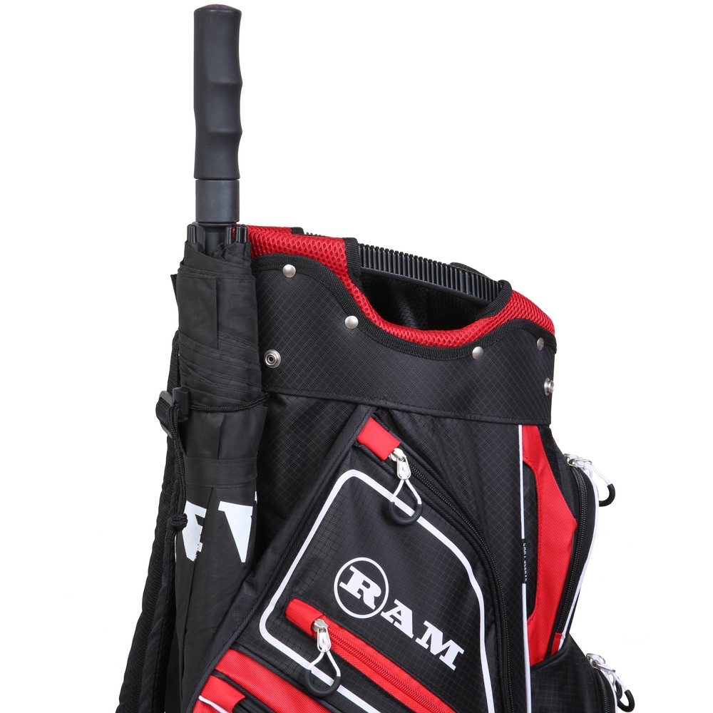 Ram Golf Accubar Cart Bag with 14 Way Full Length Divider System