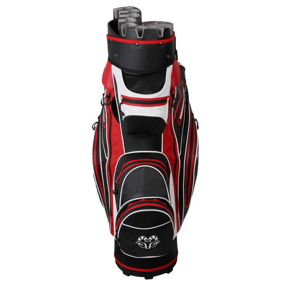 Ram Golf Premium Cart Bag with 14 Way Molded Organizer Divider Top - Picture 8 of 26